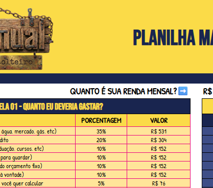 Planilha Financeira